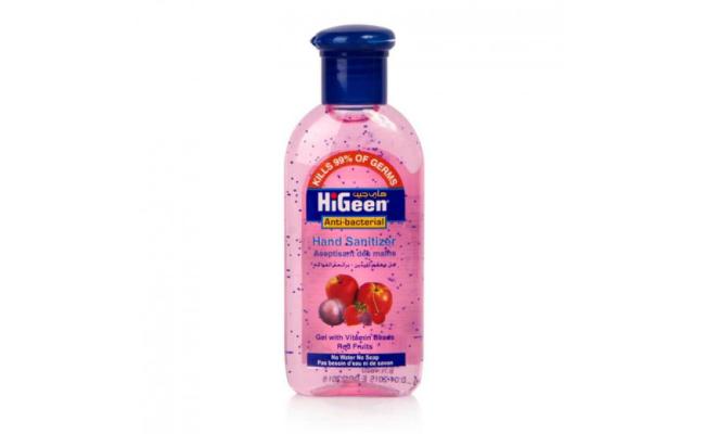 HiGeen Red Fruit Anti Bacterial Hand Sanitizer 110 ml